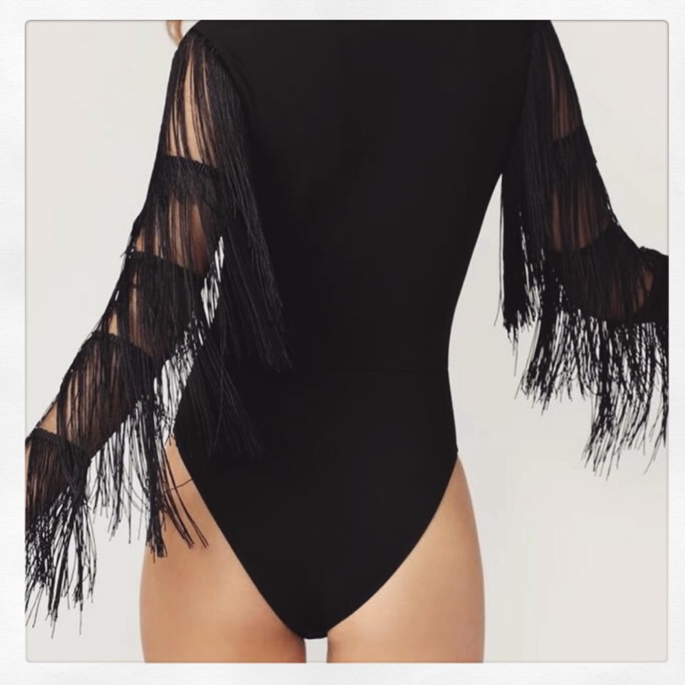 Fringe body suit